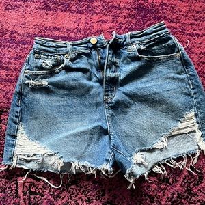 American Eagle Highest Rise Mom shorts